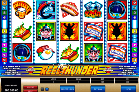 reel thunder microgaming pokie