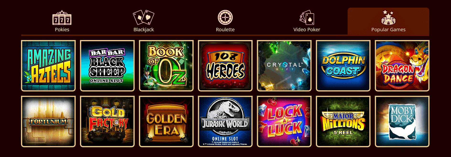 river belle casino games