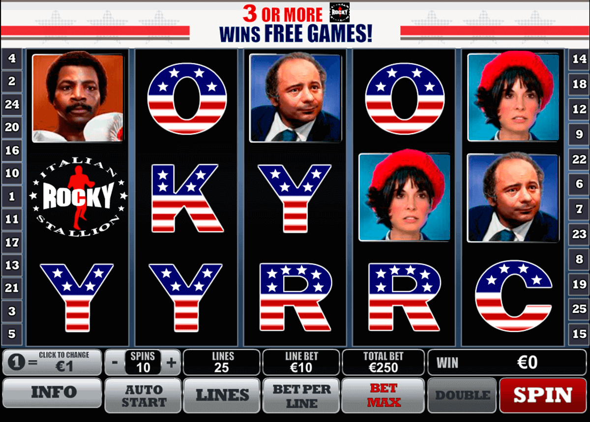rocky playtech pokie