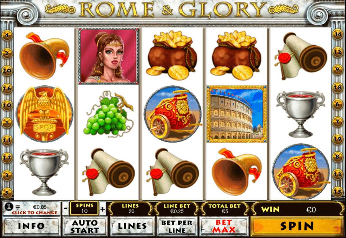 rome and glory playtech pokie 
