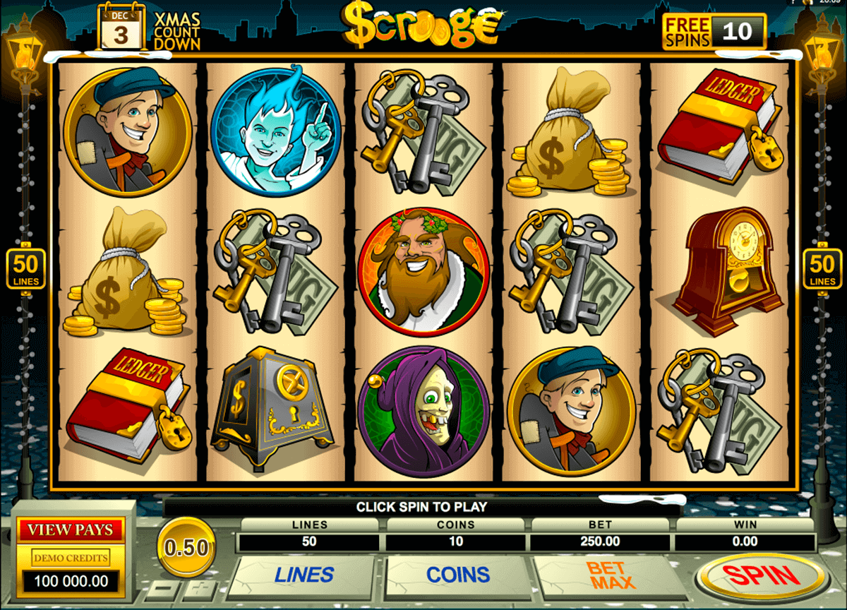 scrooge microgaming pokie