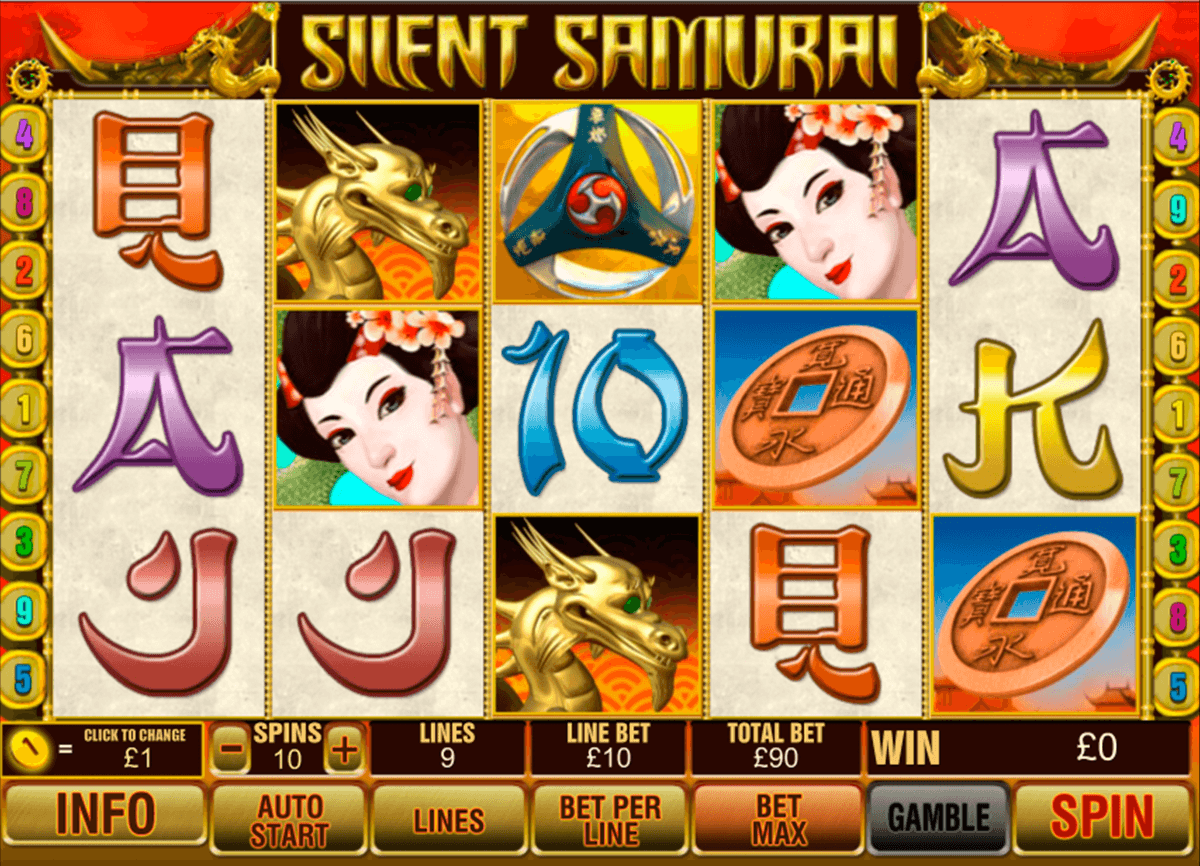 silent samurai playtech pokie