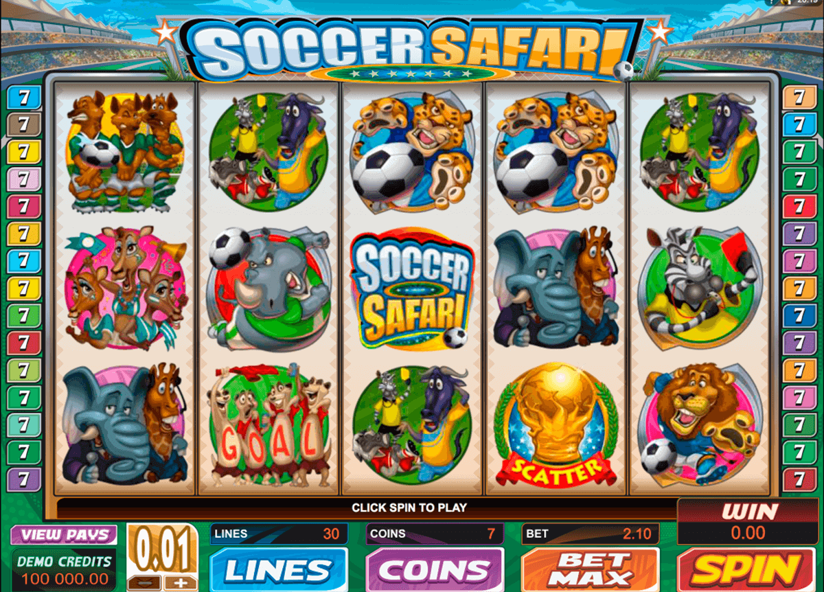 soccer safari microgaming pokie 
