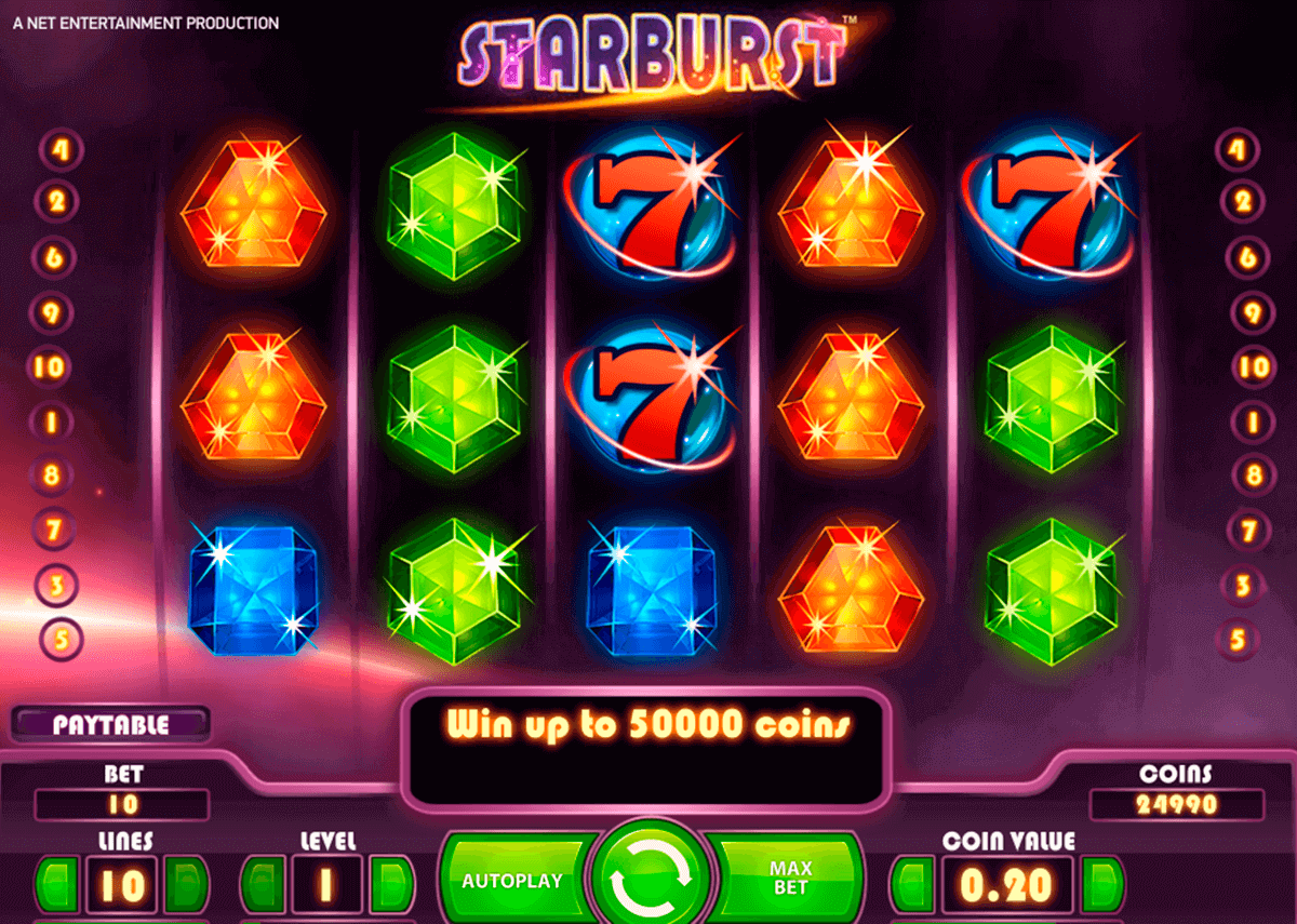 starburst netent pokie 