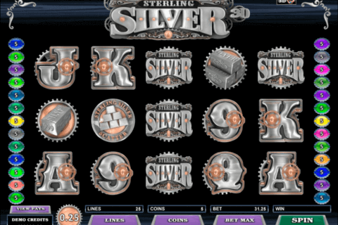 sterling silver d microgaming pokie