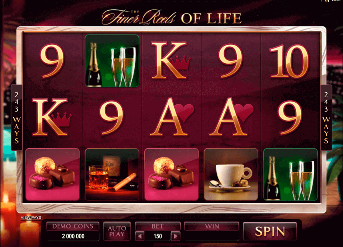 the finer reels of life microgaming pokie
