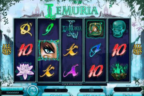 the land of lemuria microgaming pokie