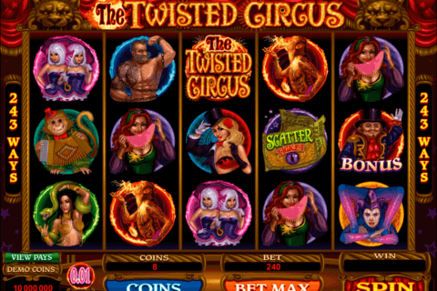 the twisted circus microgaming pokie