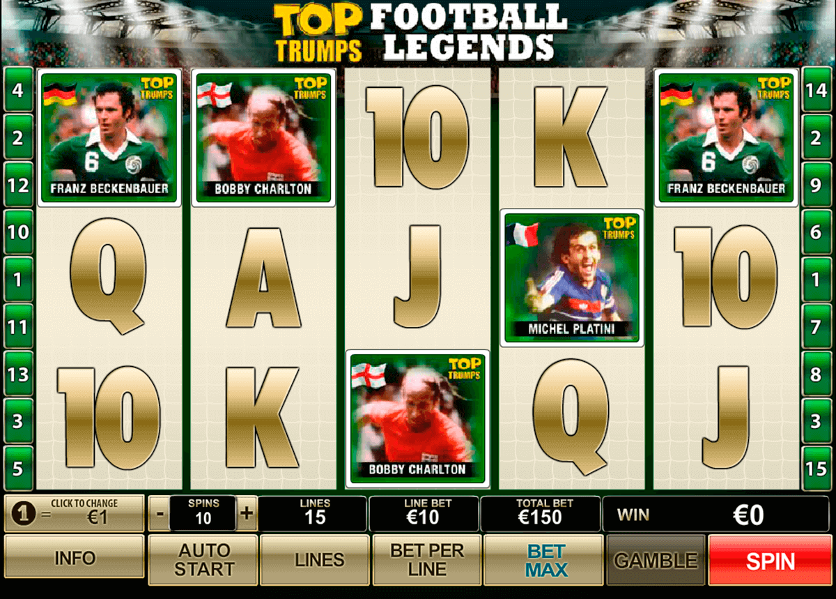 top trumps football legends playtech pokie