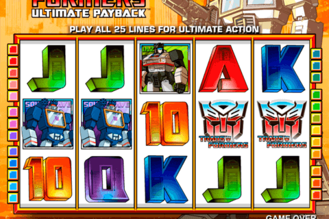 transformers ultimate payback igt pokie