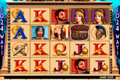 treasures of troy igt pokie