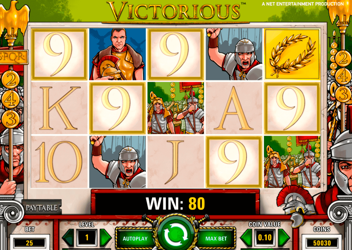 victorious netent pokie