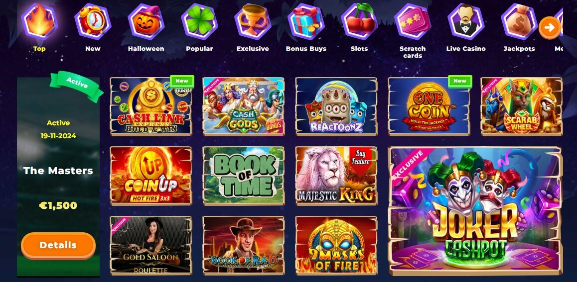 wazamba casino games