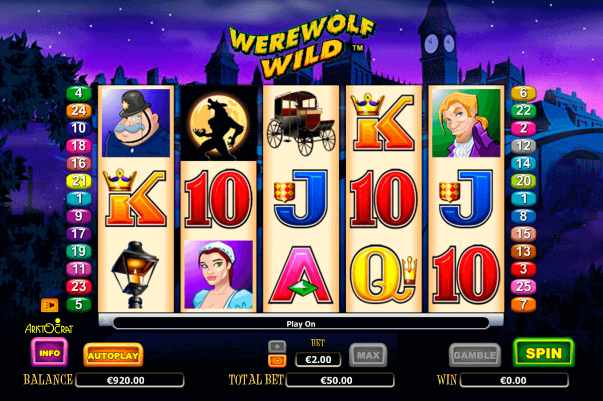 werewolf wild aristocrat pokie 