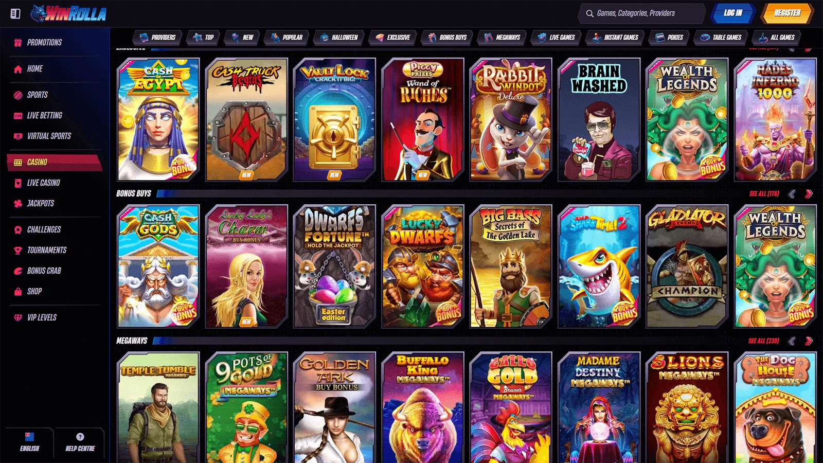 What WinRolla Casino Looks Like