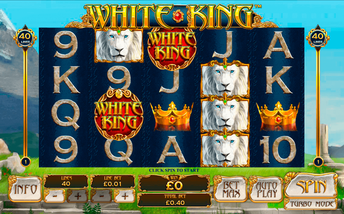 white king playtech pokie 