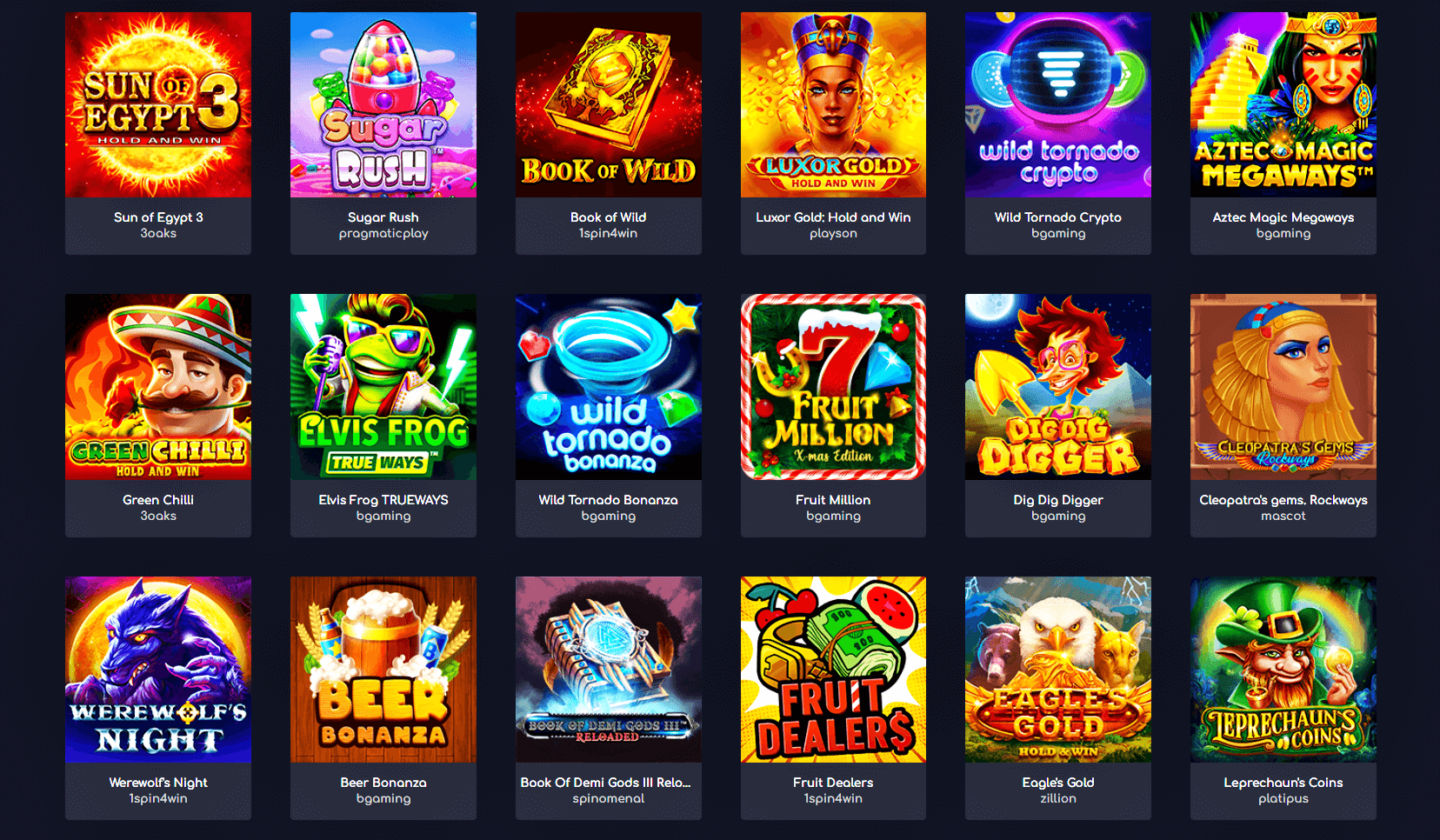 wildtornado casino games