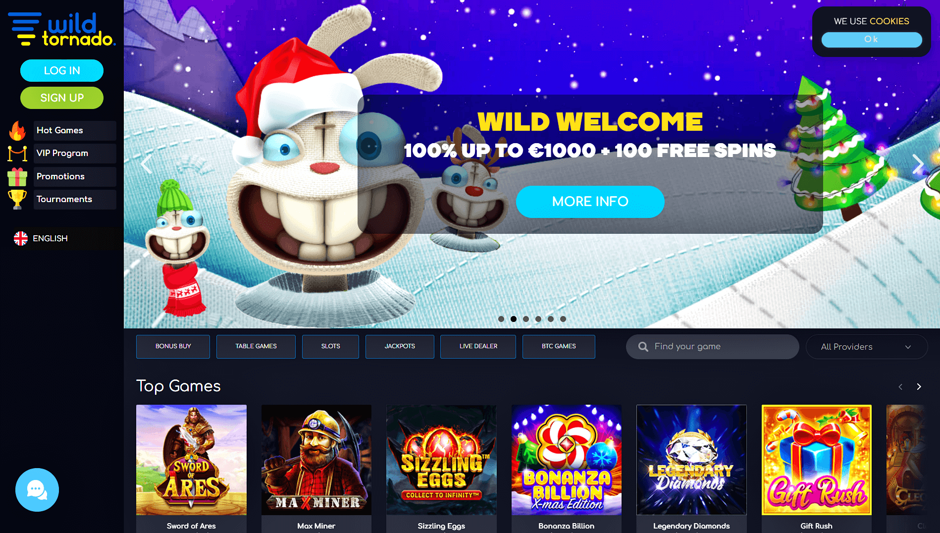 WildTornado Online Casino NZ