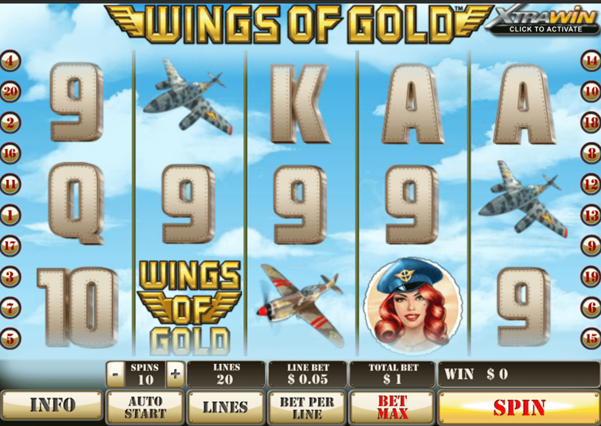 wings of gold playtech pokie