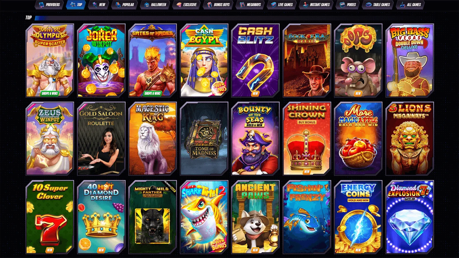 WinRolla TOP Casino Games