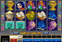 witches wealth microgaming pokie