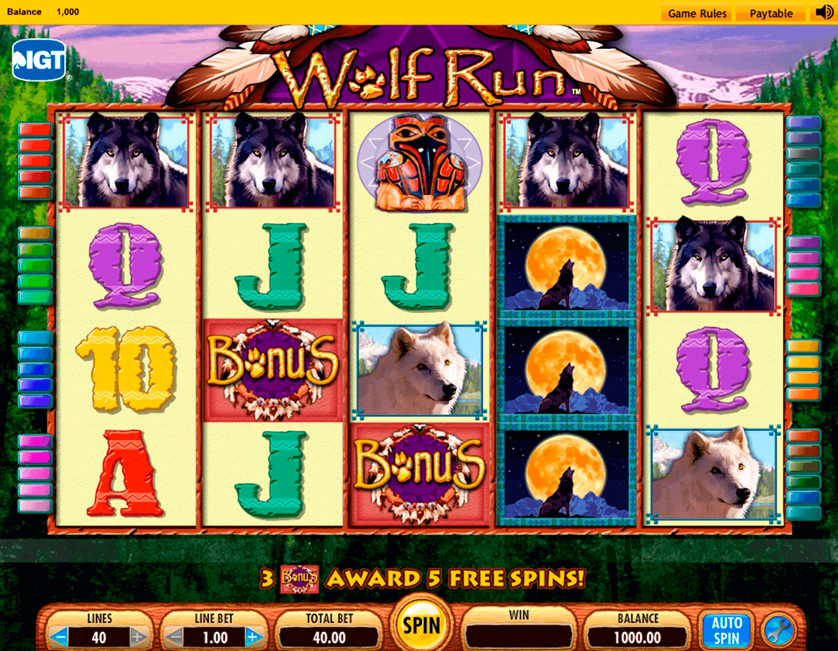 wolf run igt pokie