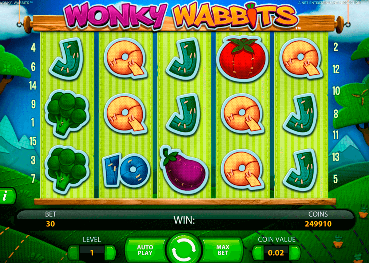 wonky wabbits netent pokie 